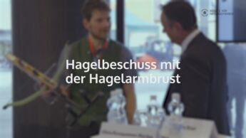 Video: Hagelbeschuss auf Aussenwärmedämmung mit Thomas Bucheli und Hans Starl an der Swissbau 2018